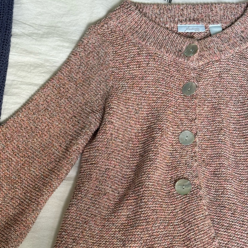 Multicolor Pink Cardigan